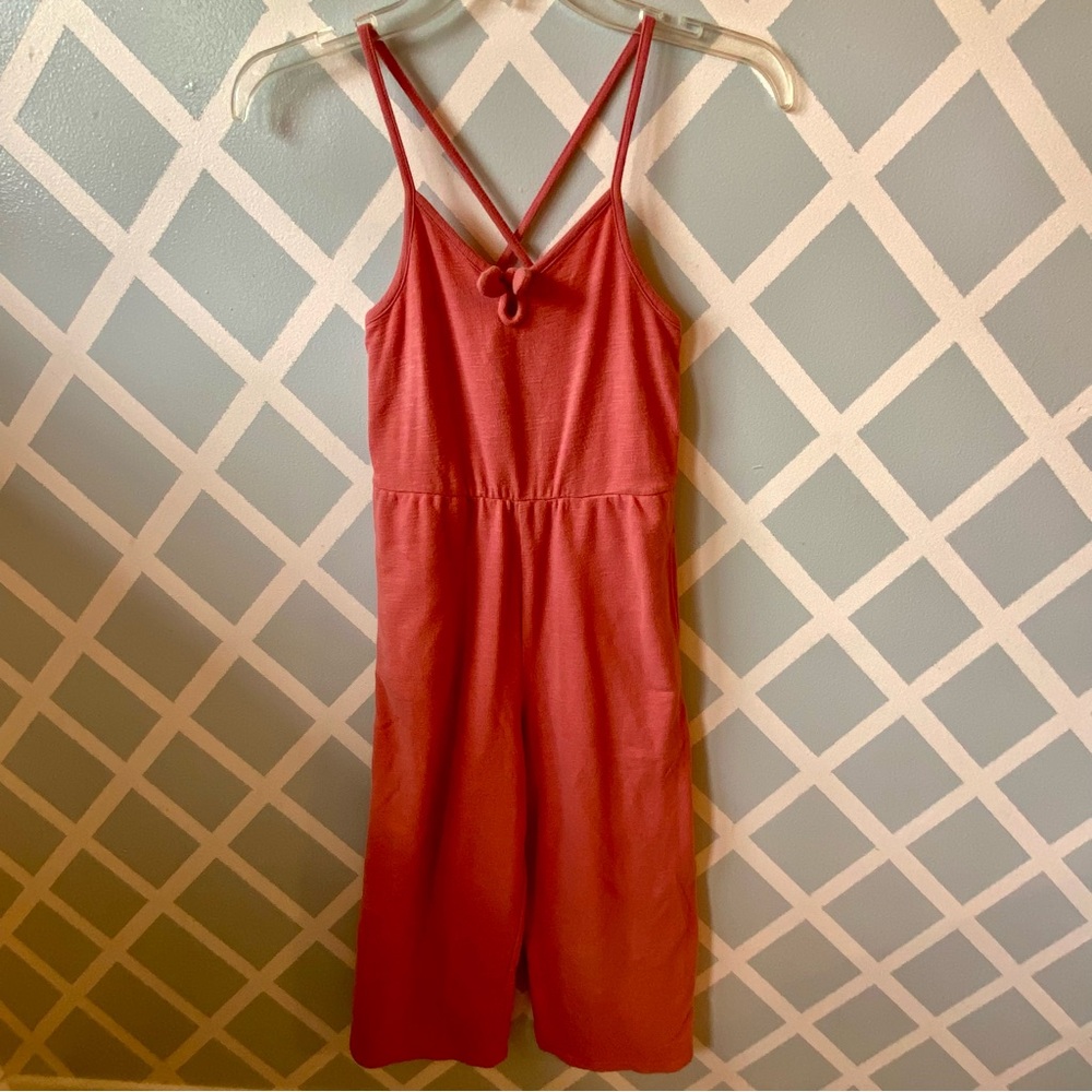 Old Navy Pink/Red Romper Classic Tank Style